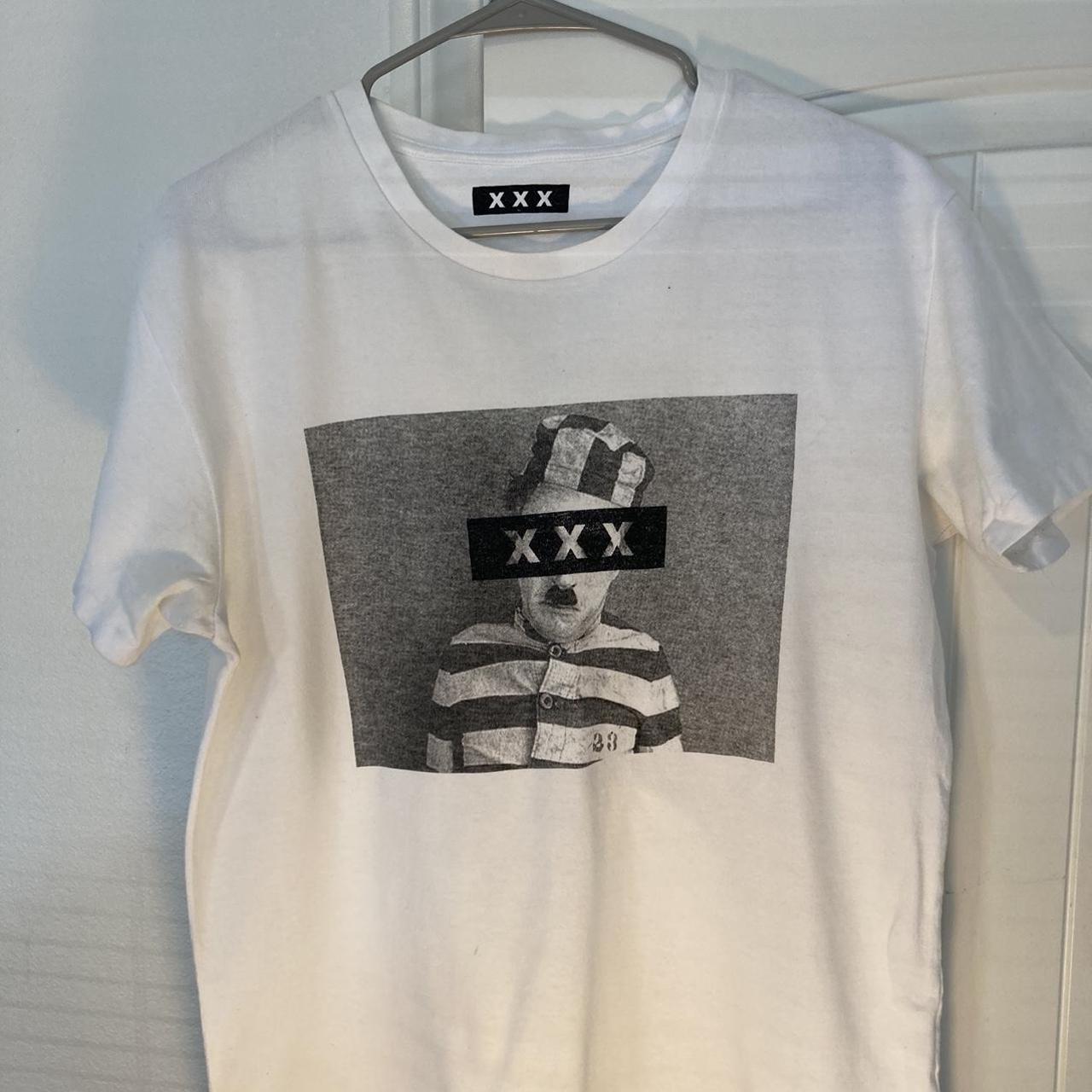 GOD SELECTION XXX T-shirt Size: Medium (Fits Like... - Depop