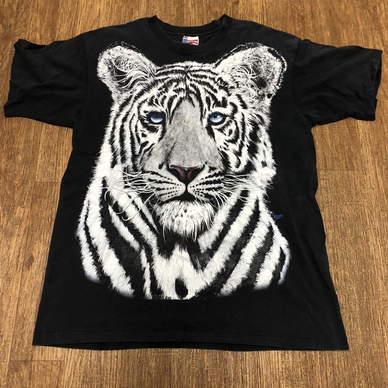 White Tiger Men's and Big Men's Graphic T-shirt 