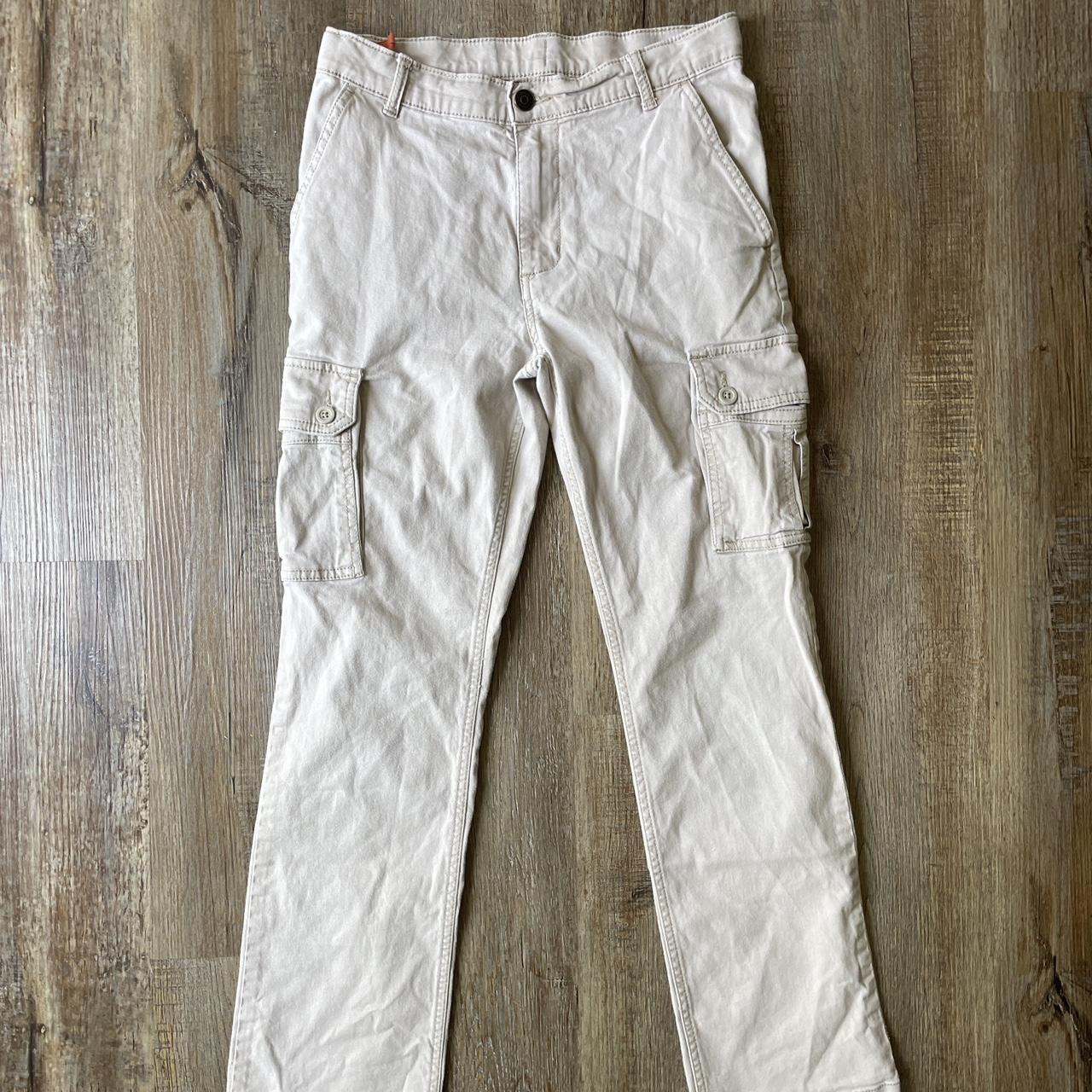 Wrangler khaki cargo pants. Classic and go with... - Depop