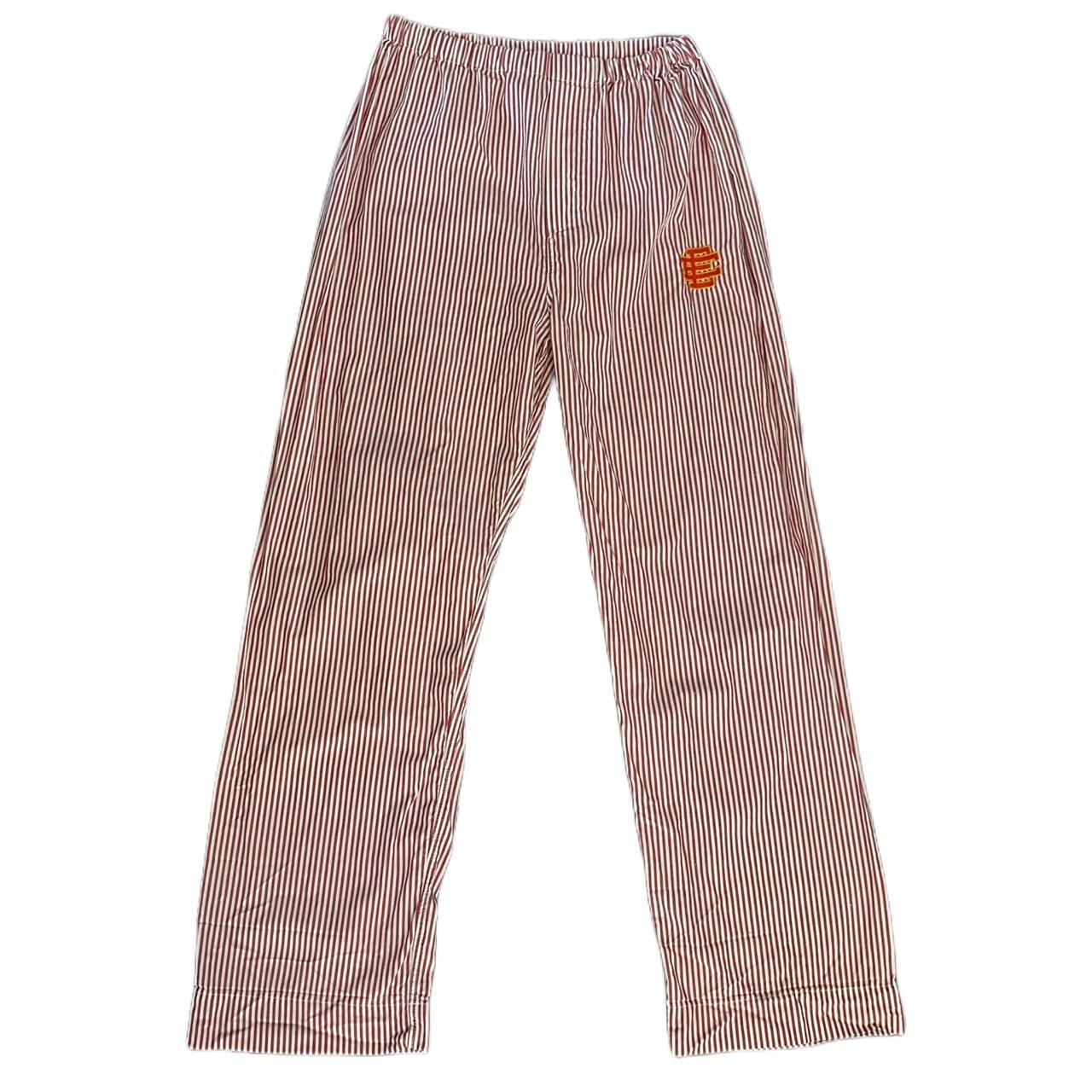 Eric Emanuel Striped Pants Size medium Straight... - Depop