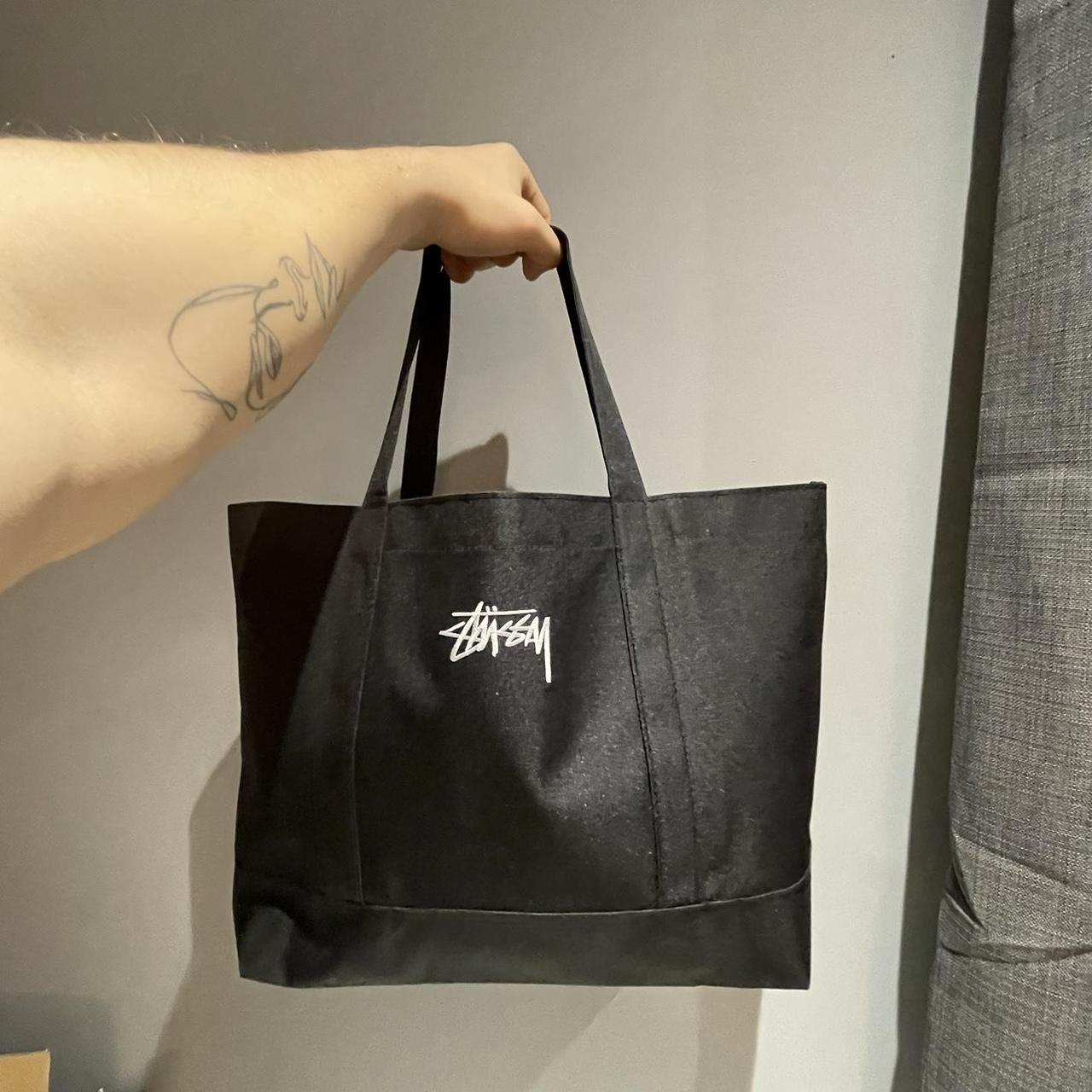 Stüssy Women's Black Bag | Depop