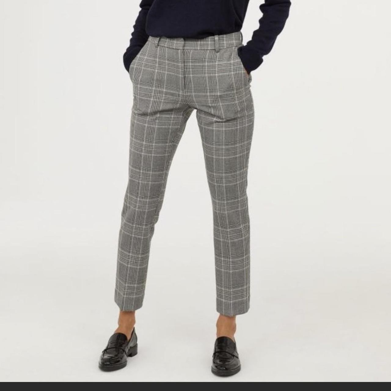 Plaid pants outlet h and m