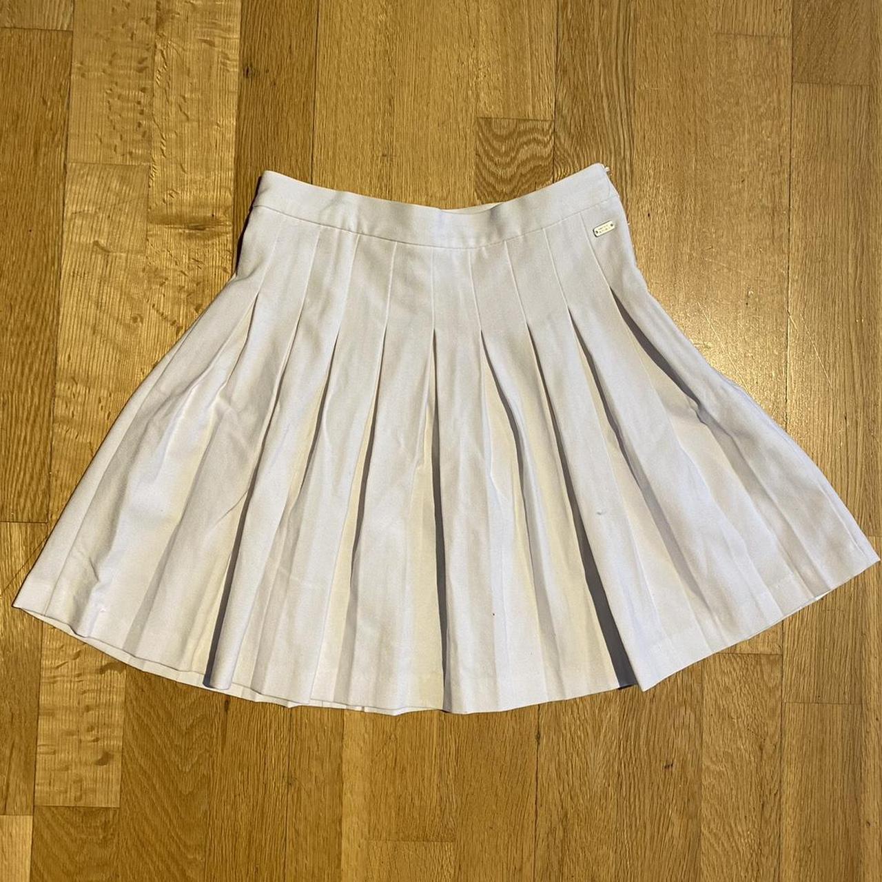 Pull&Bear Women's White Skirt | Depop