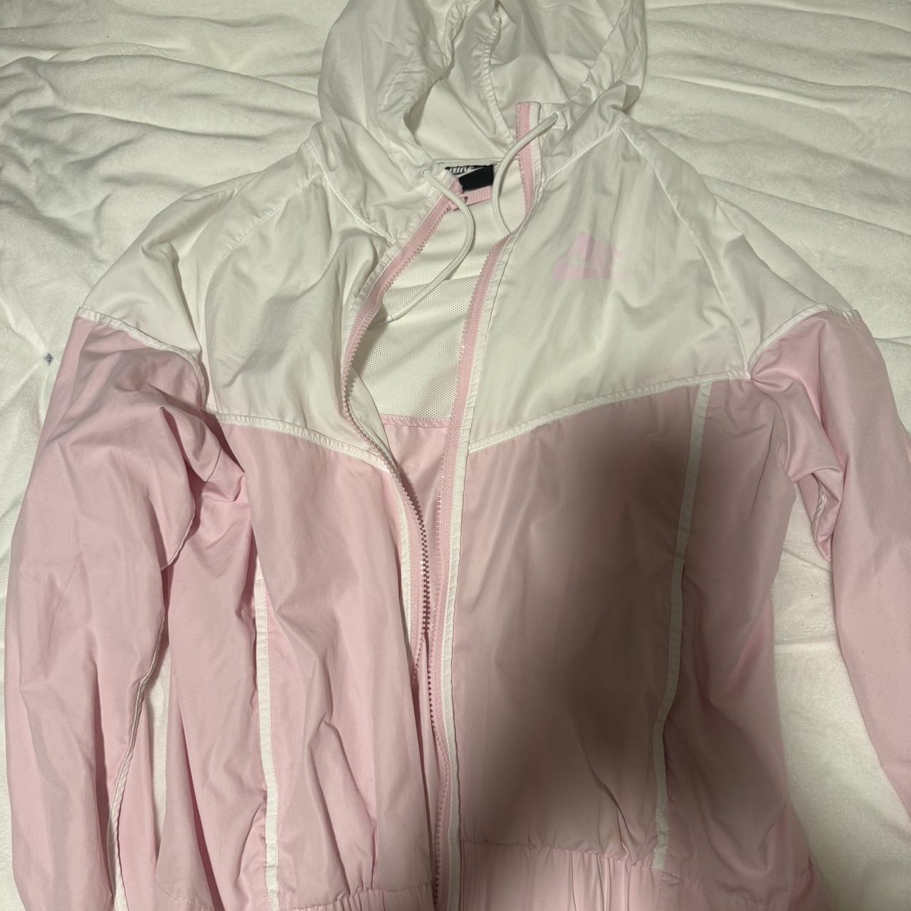 Nike windbreaker women pink best sale