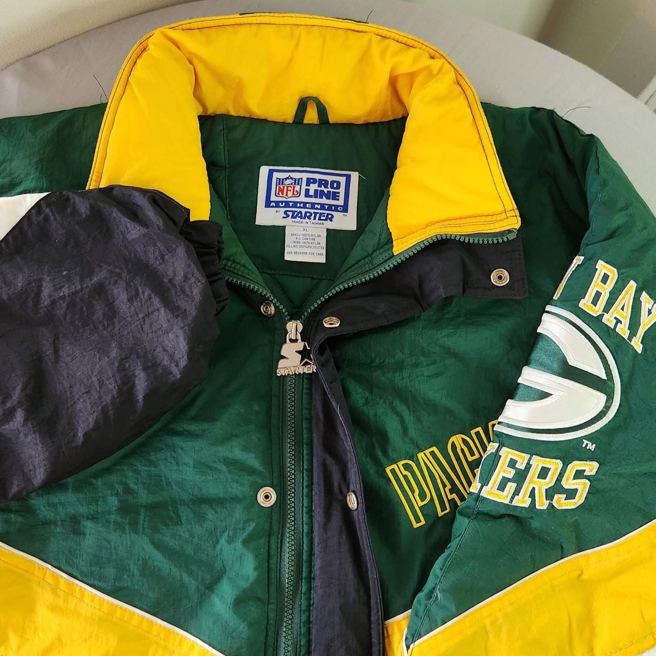 Green Bay Packers Pro Line Starter jacket Size - - Depop