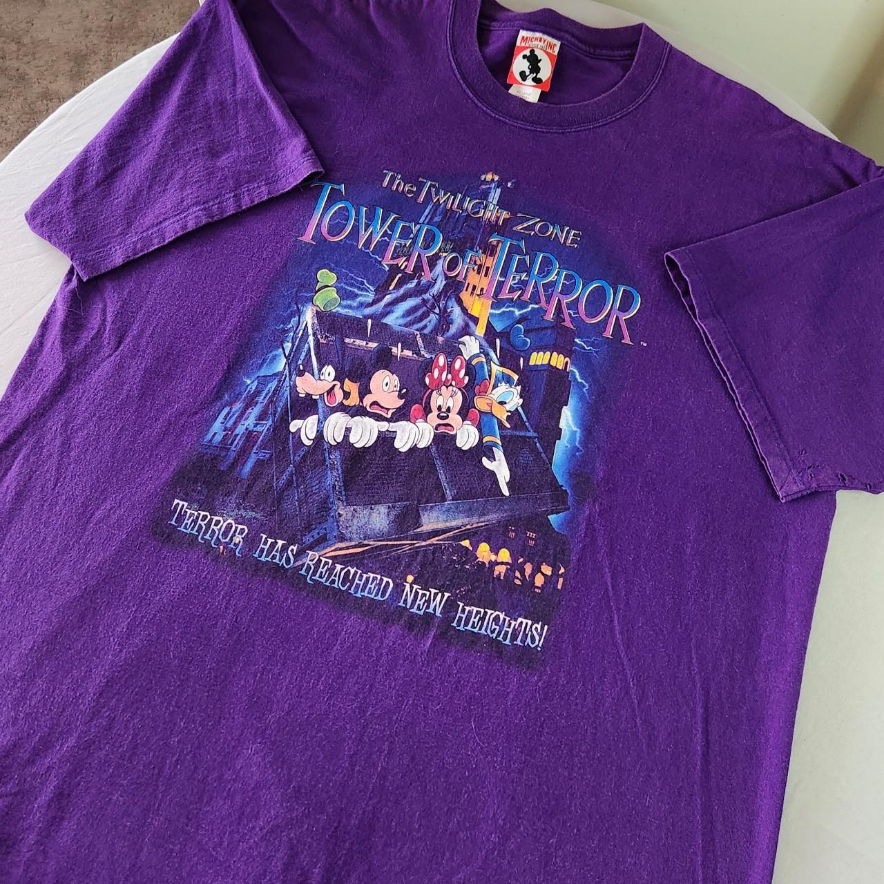 Vintage 90s The Twight Zone Tower Of Terror Mickey... - Depop