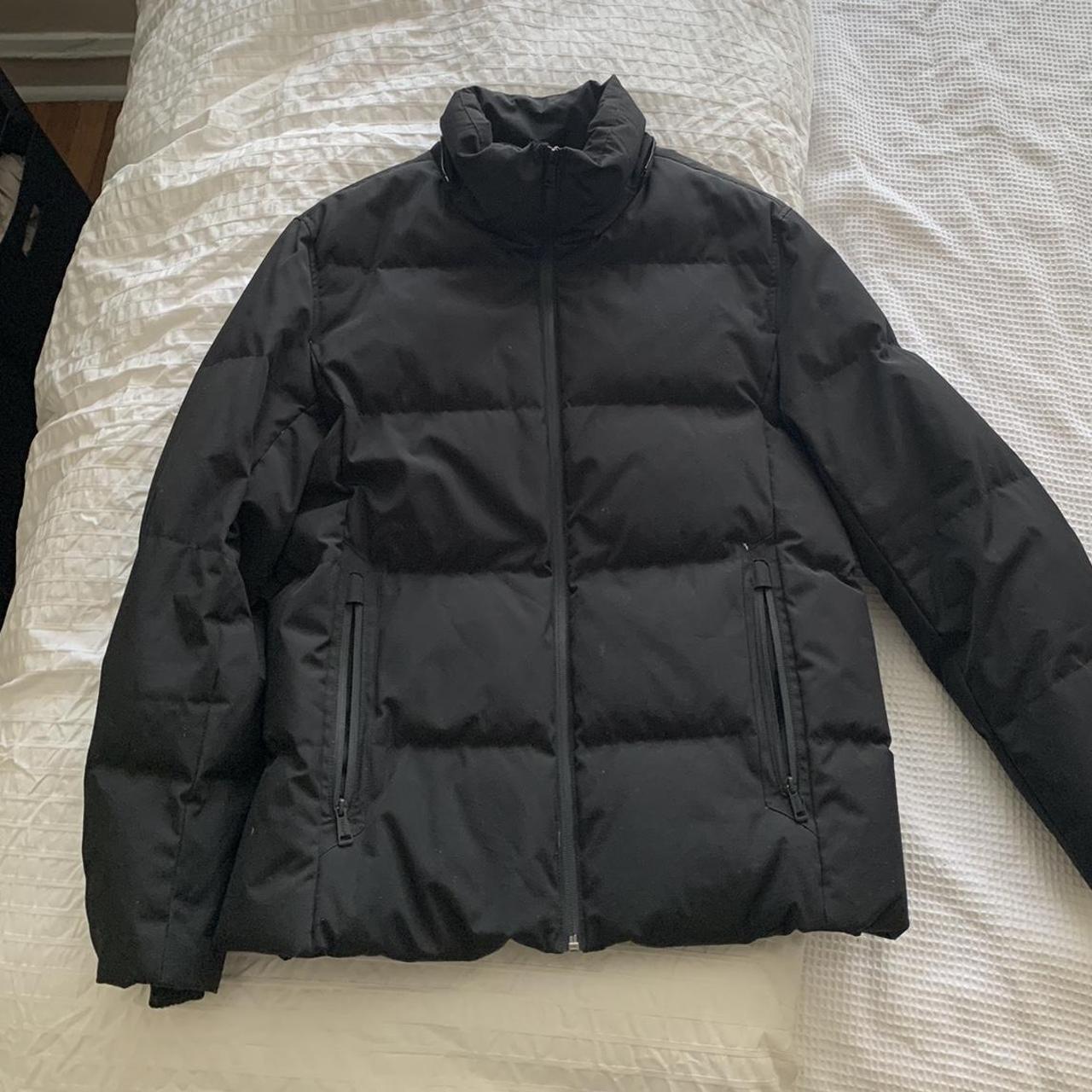 cole puffer jacket - Black