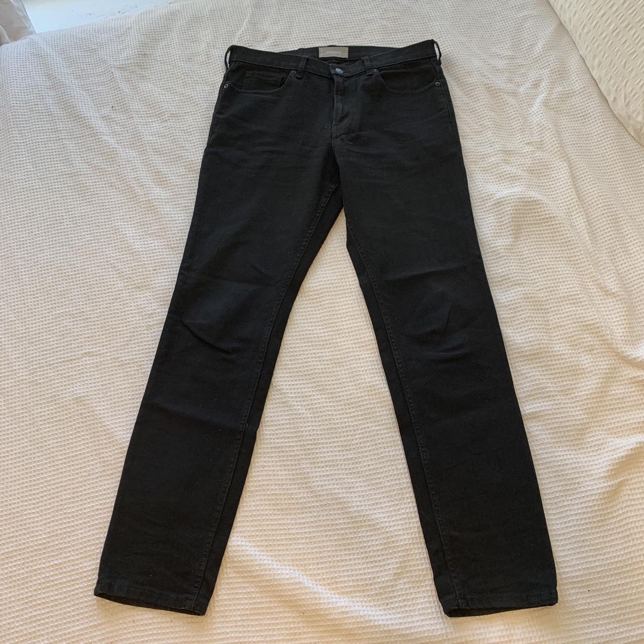 Everlane black straight leg jeans, men’s size 33 x... Depop