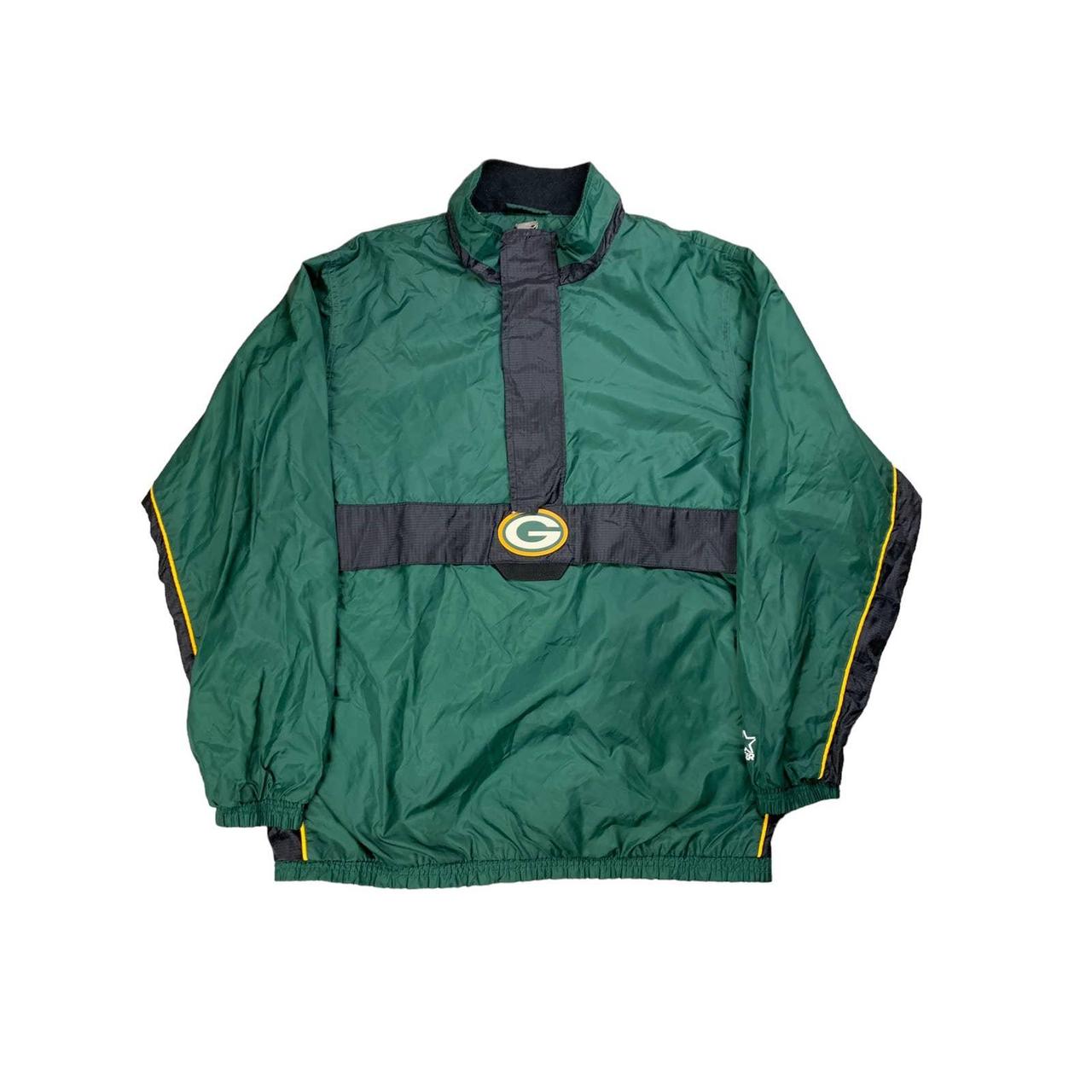 Vintage 90s Green Bay Packers Starter Hoodie Jacket - Depop