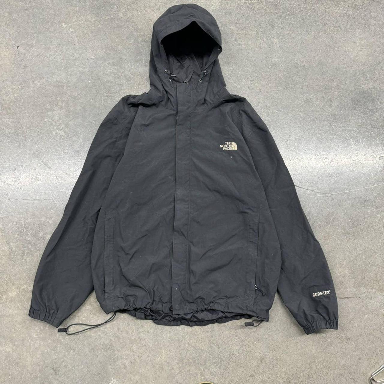 VINTAGE Y2K THE NORTH FAVE BLACK GORETEX... - Depop