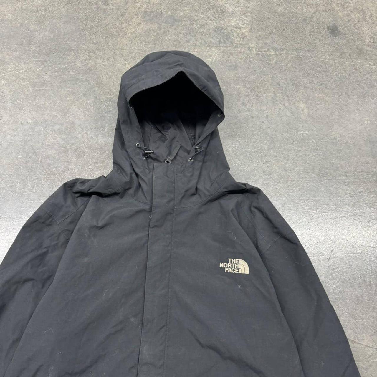 VINTAGE Y2K THE NORTH FAVE BLACK GORETEX... - Depop