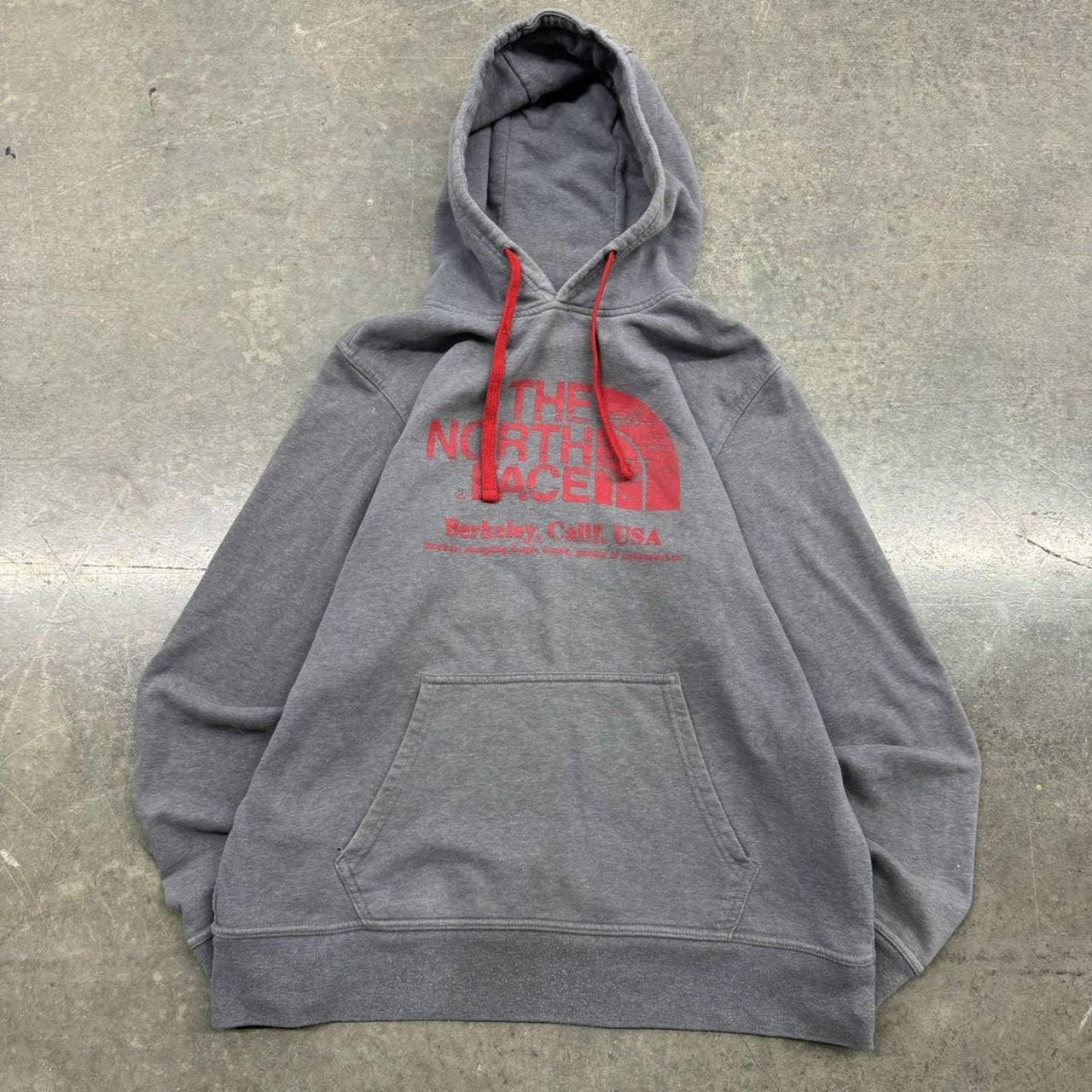 VINTAGE Y2K THE NIRTH FACE GREY HOODIE -OPEN TO... - Depop