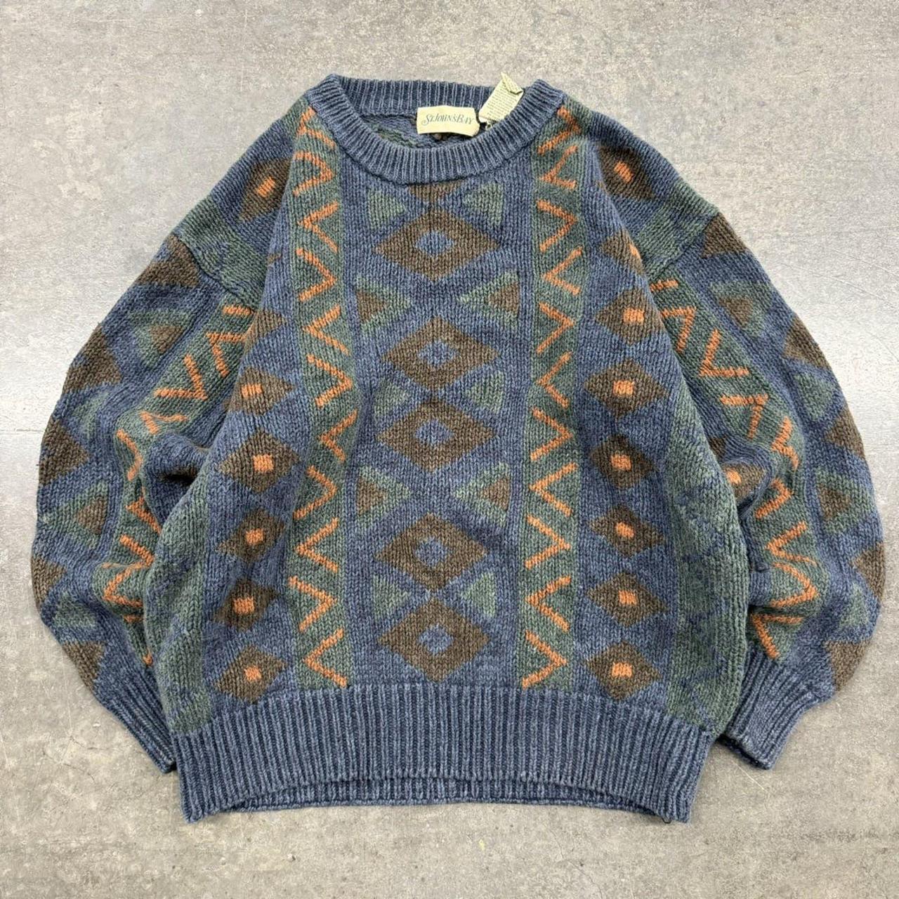 VINTAGE Y2K FALL COLOR SWEATER -OPEN TO... - Depop