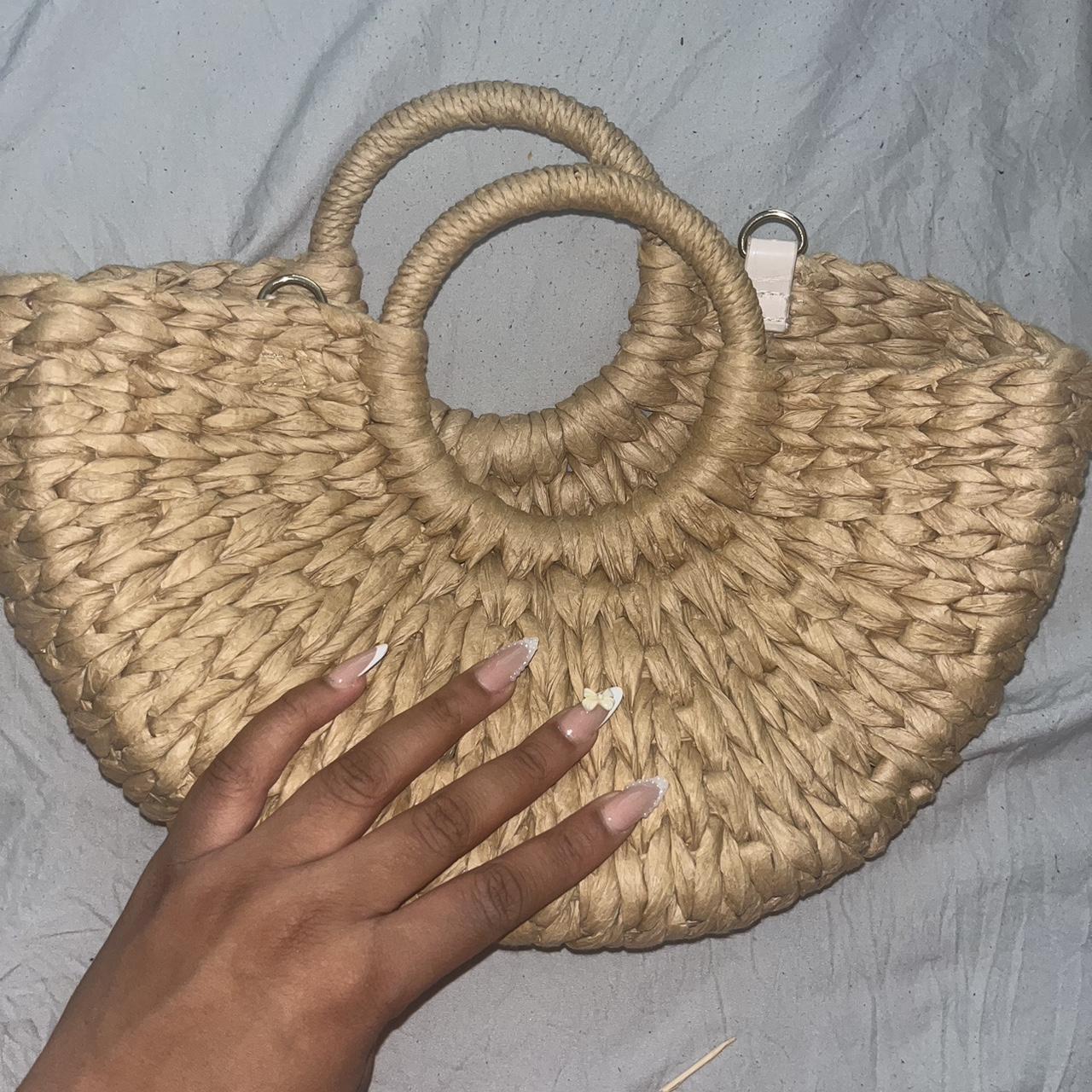 Topshop Straw Beach Bag Topshop Straw Beach Bag