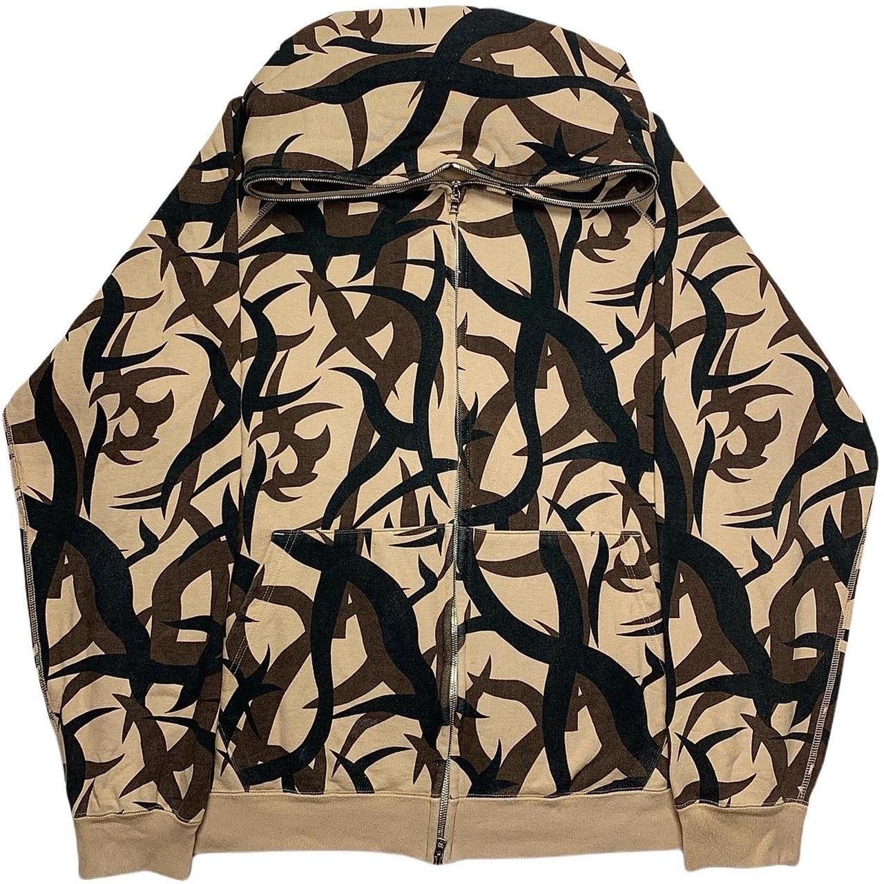 BAPE Men's Cream Hoodie Depop