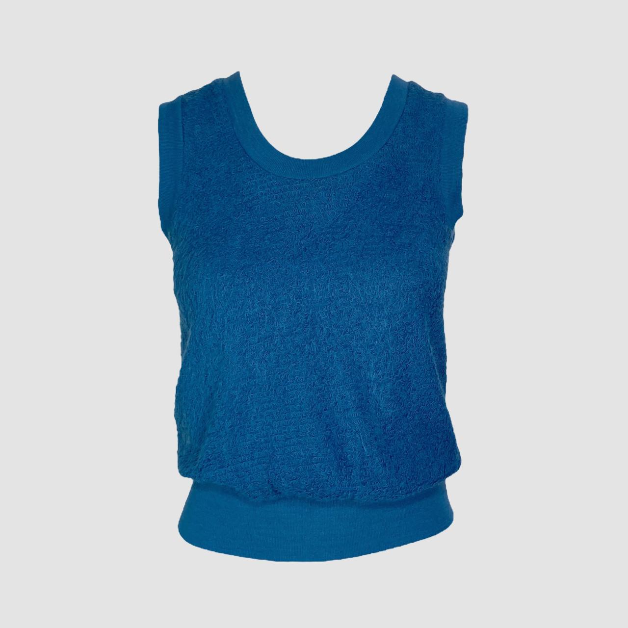 Women's Blue Vest Depop