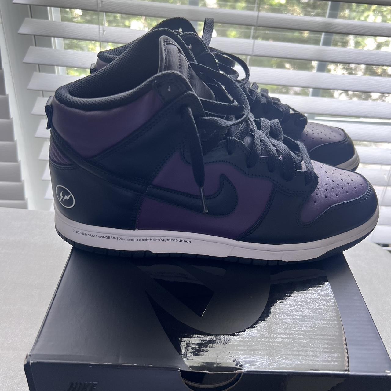 nike fragment purple