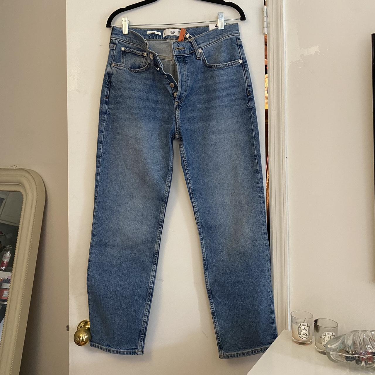 Mango cropped straight jeans - new with tags - Depop