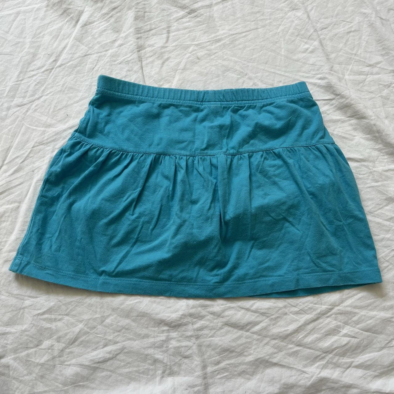 🦋light blue skirt🦋 youth l, fits women’s extra... - Depop