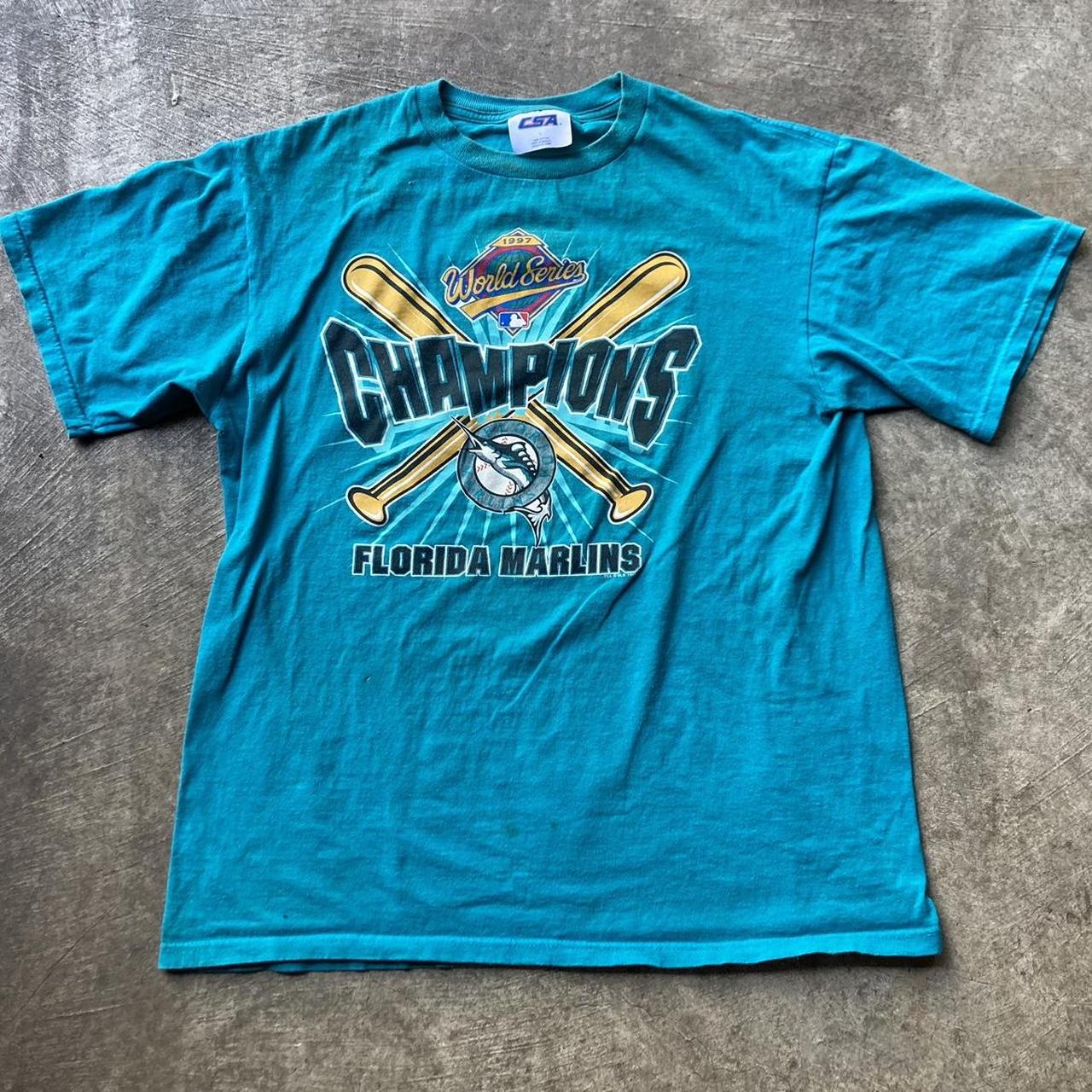 Florida Marlins 1997 Shirt Marlins Baseball - Depop