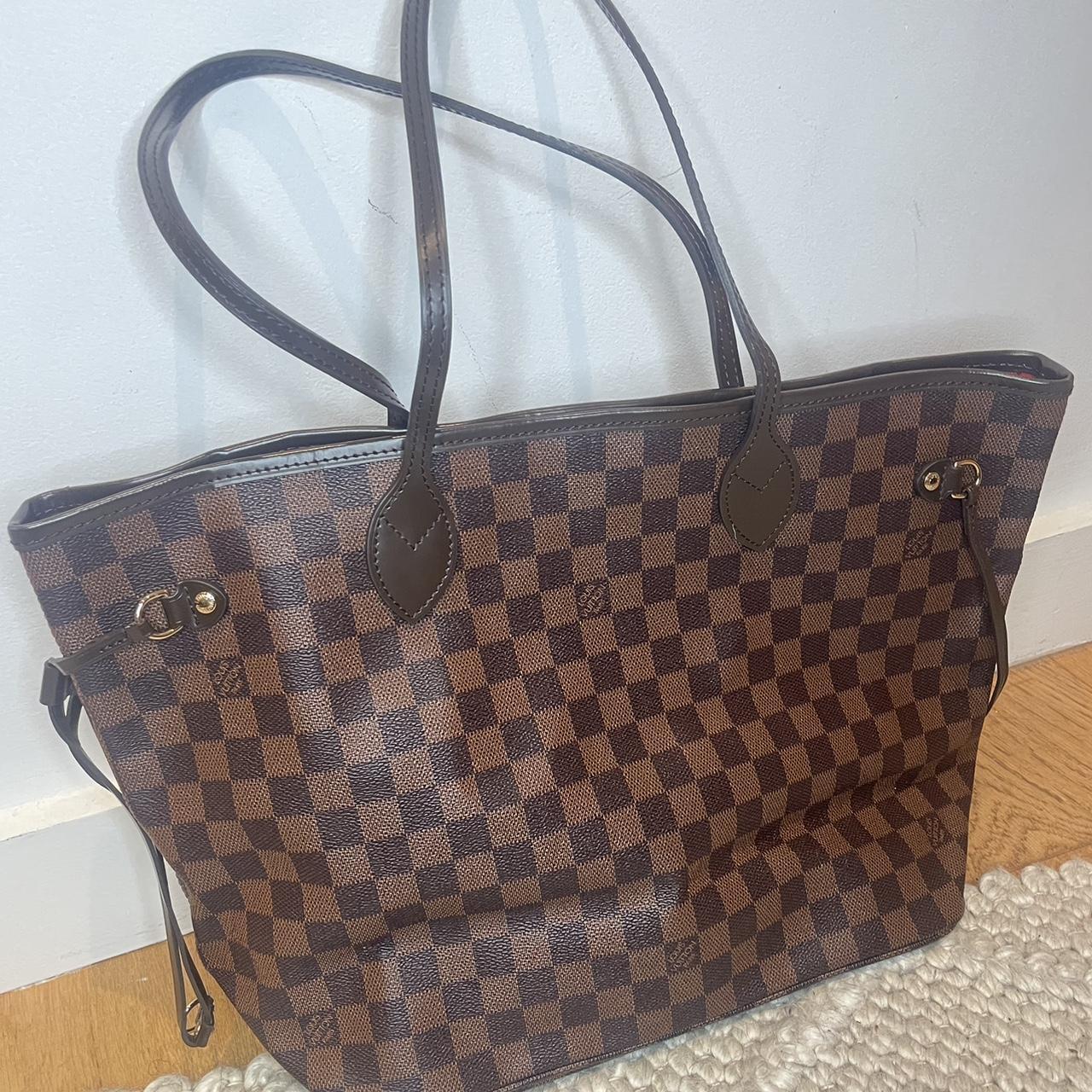 Louis Vuitton DUPE Tote Bag “Neverfull Leather... - Depop