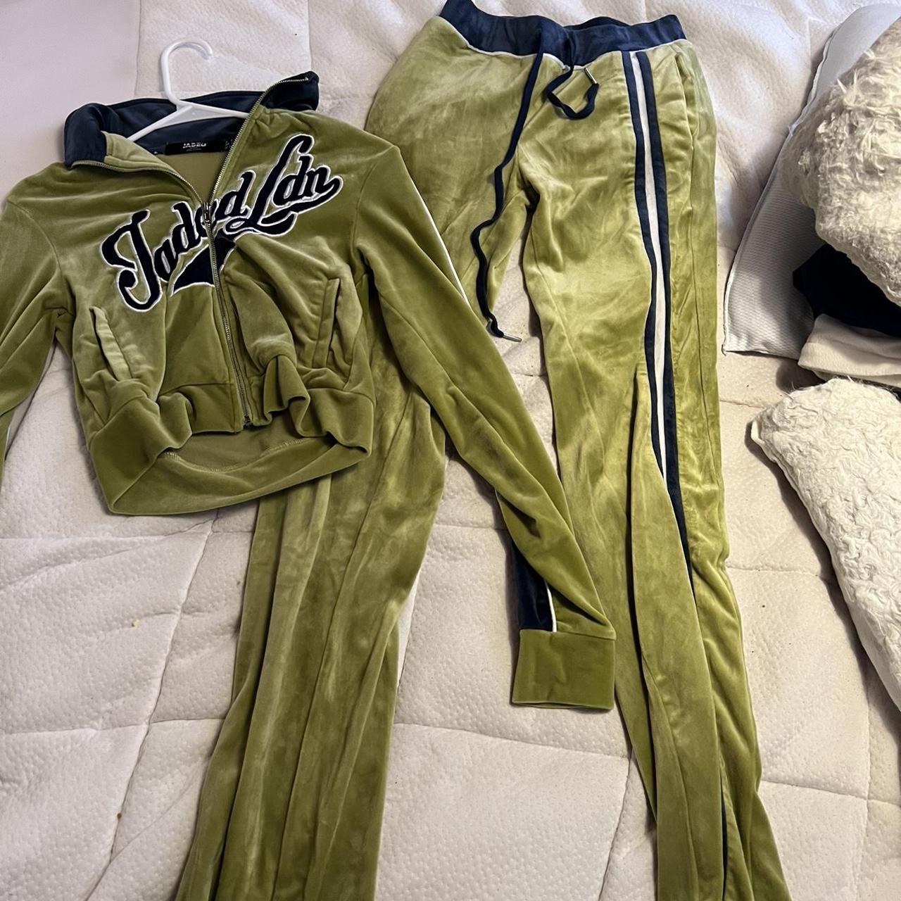 Jaded London Tracksuit Top is size 6 Bottoms size... - Depop