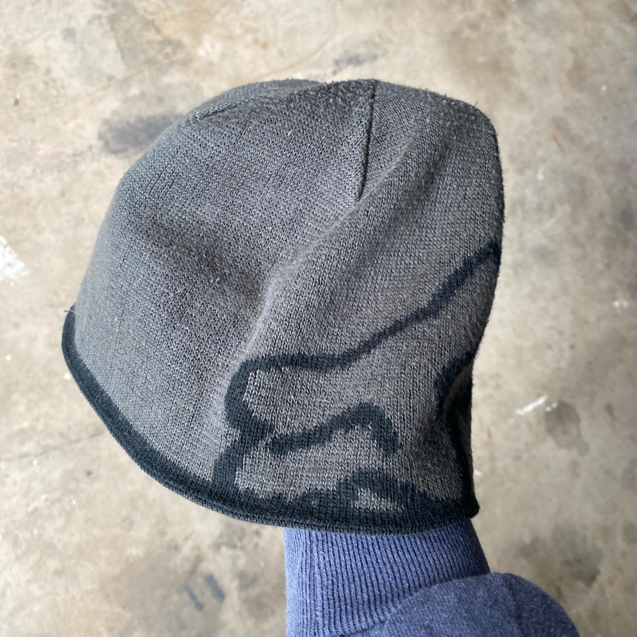 Fox Racing Men's Black and Grey Hat | Depop