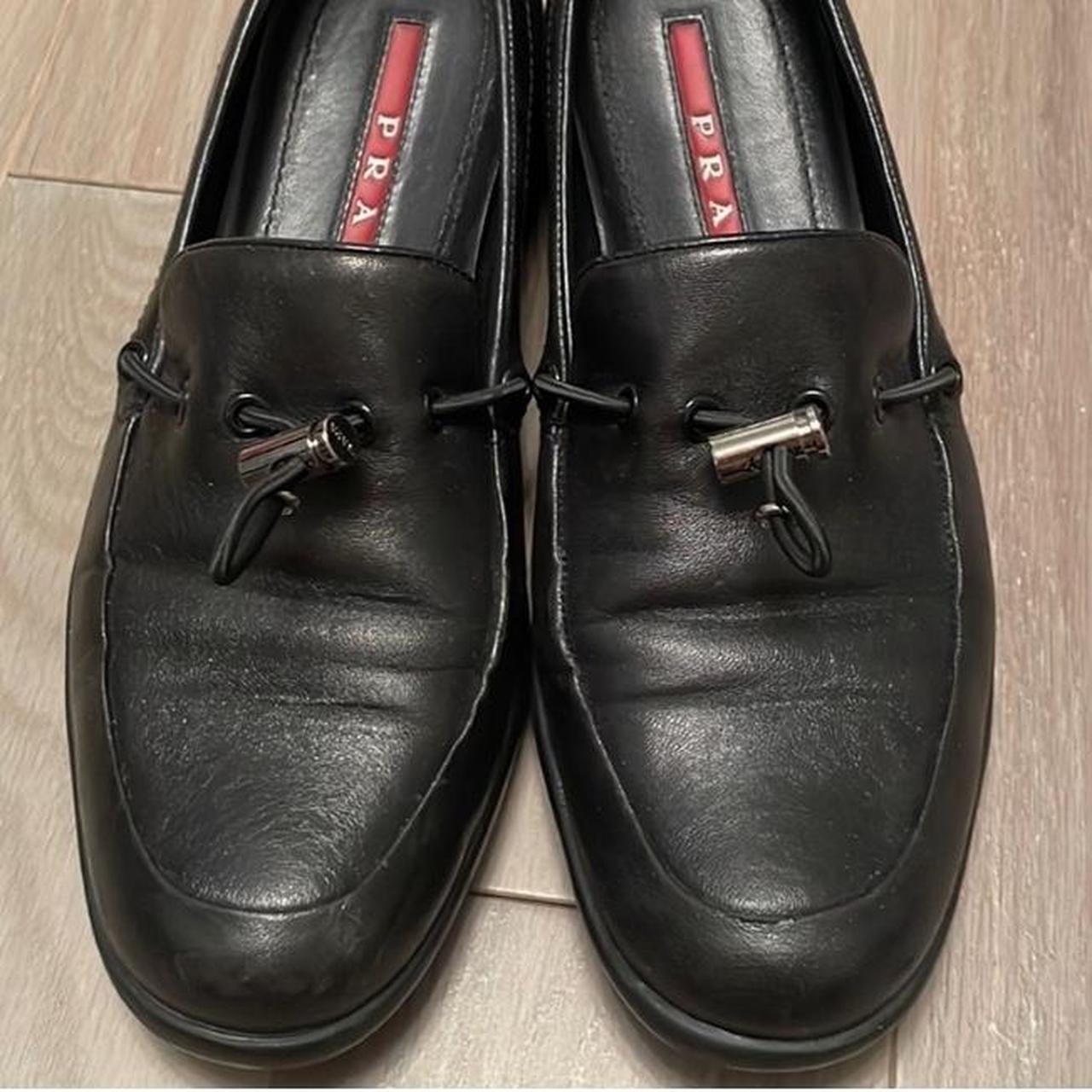 Prada Vintage Leather Loafers – The Shoe Archives