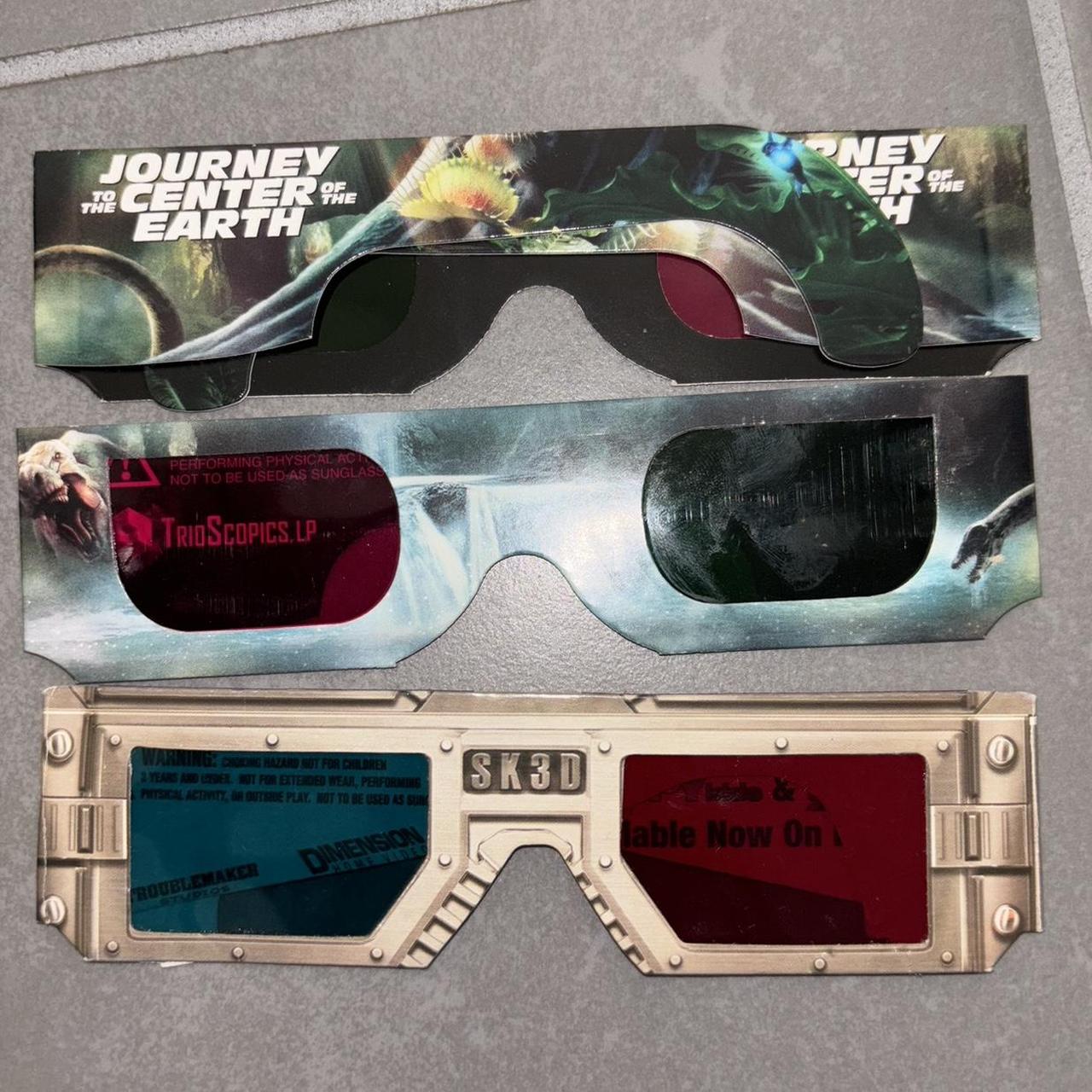 3d glasses from spy kids 3 and journey to the centre | Depop