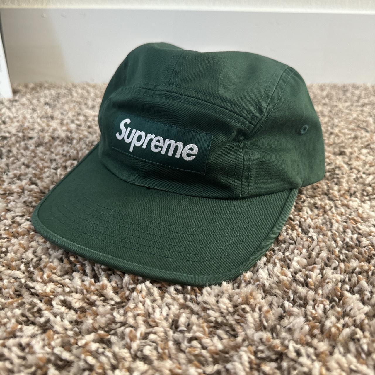 Supreme Washed Chino Twill Camp Cap FW23 - Size:... - Depop