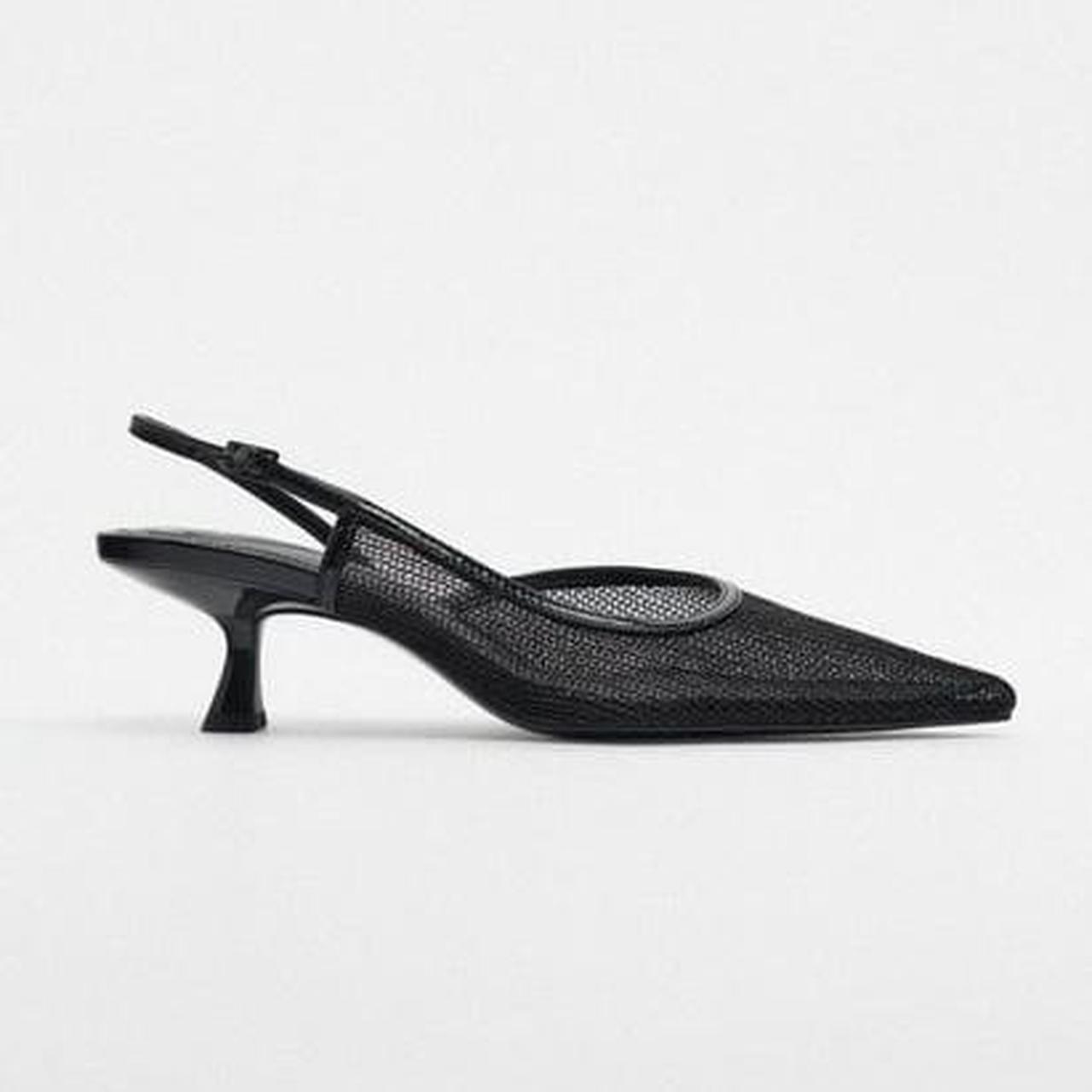 slingback kitten heels zara