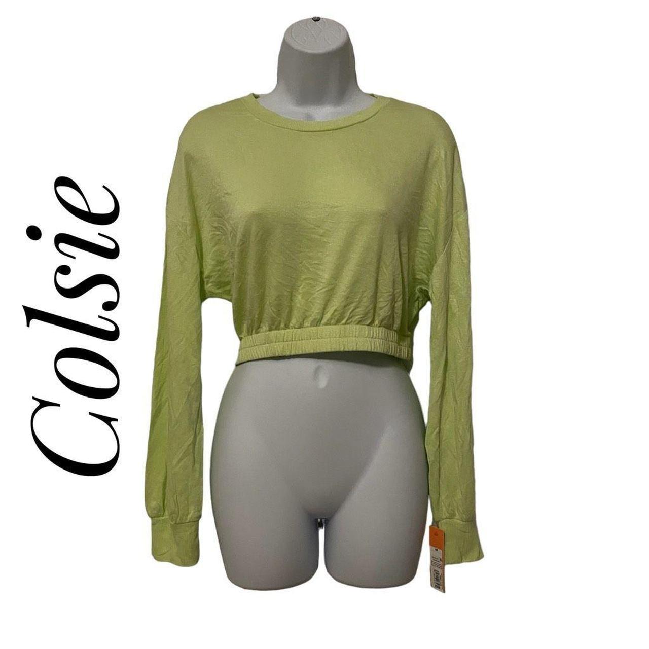 Cropped Sweatshirt Soft Lounger Top by Colsie