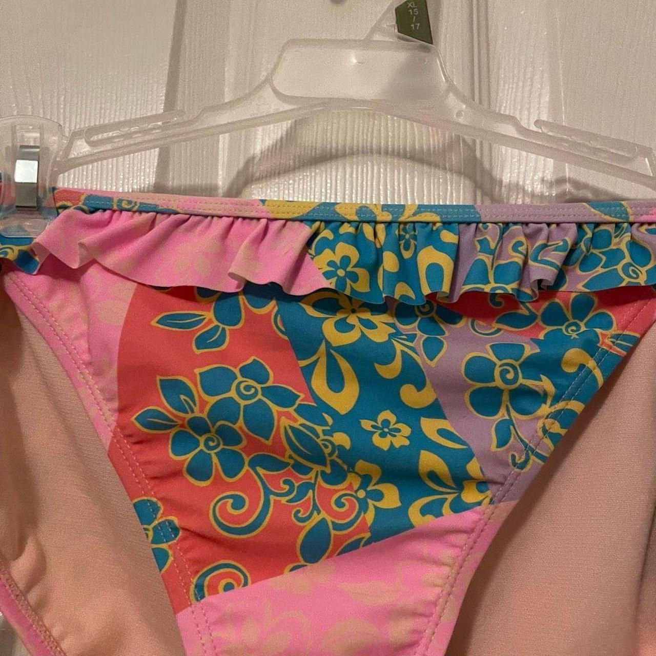 no boundaries brand bathing suit bottom multi color - Depop