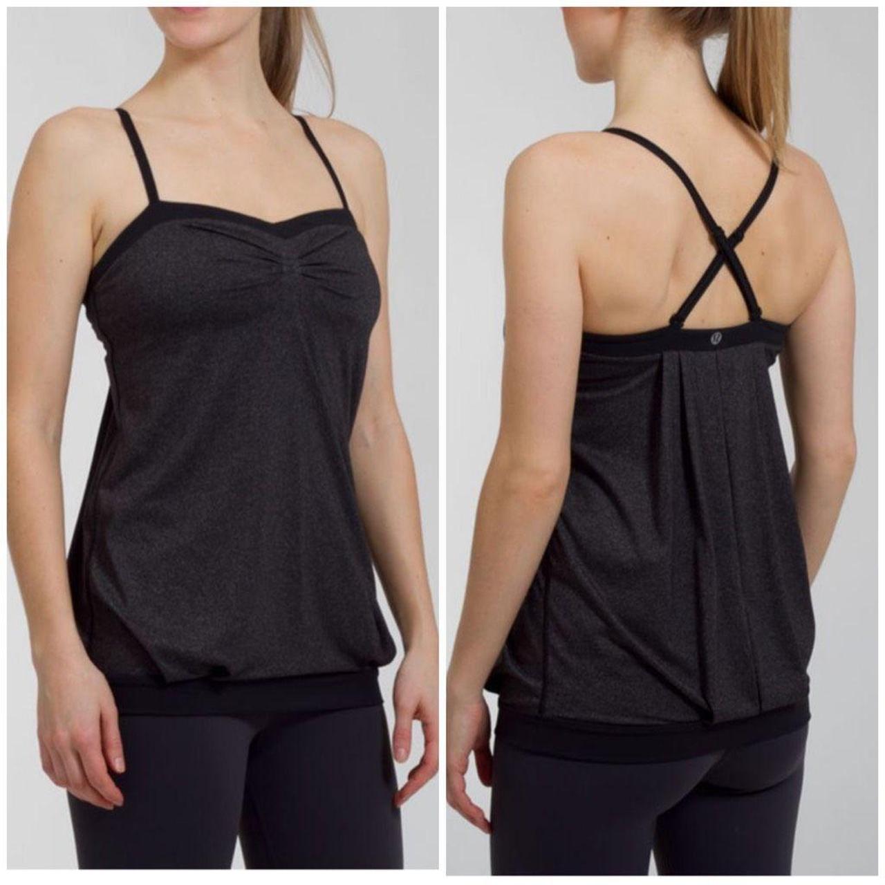 Lululemon No Limits Tank - Black / Savasana Camo 20cm New Black