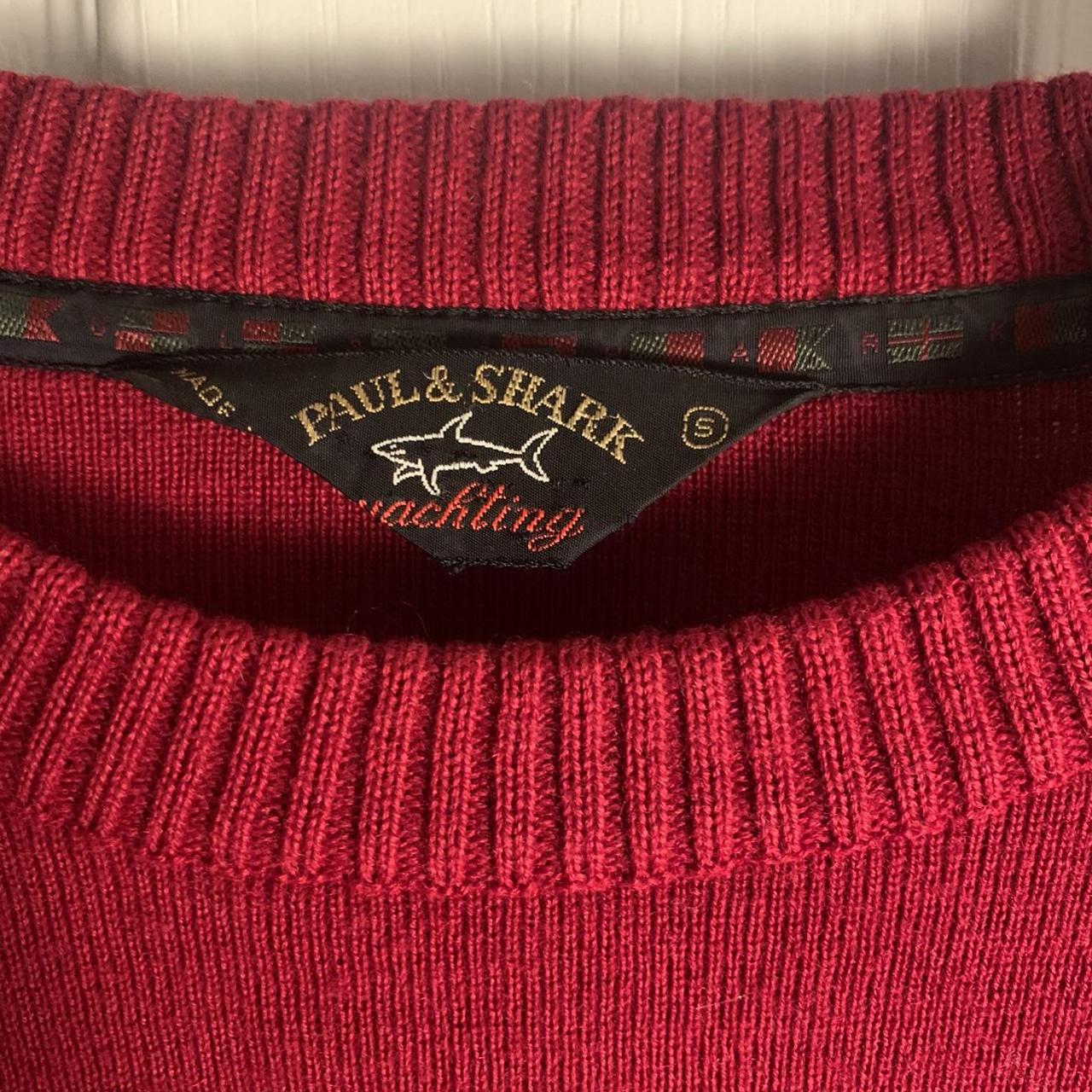 Paul and Shark, Knit jumper, Size: small but fits... - Depop
