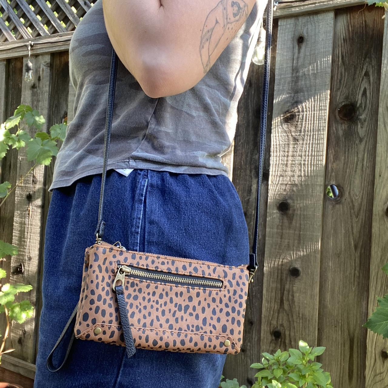 Steve Madden Leopard Print Crossbody Purse Bag With Pockets | eBay