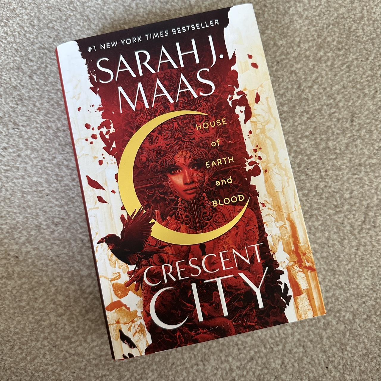 Crescent City Sarah J Maas Hardback Coloured end... - Depop