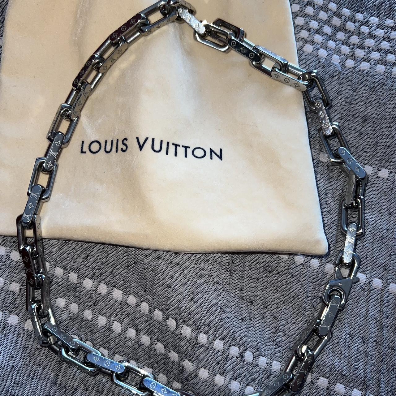 Louis Vuitton Monogram Chain Necklace With bag No - Depop