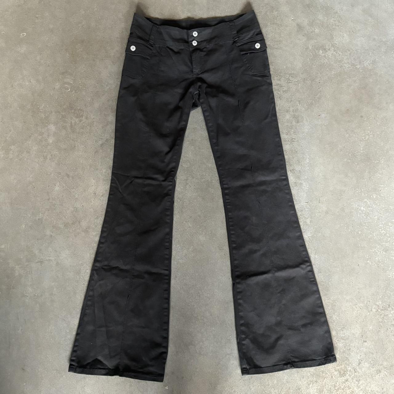 Brandy Melville Black Agatha Pants! Low Rise And... - Depop