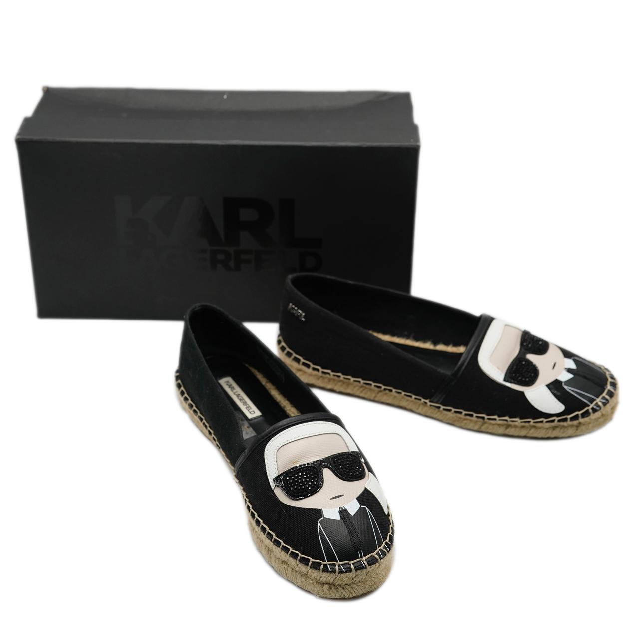 Lagerfeld Kamini Karl Ikonic Karl Lagerfeld Espadrilles Black