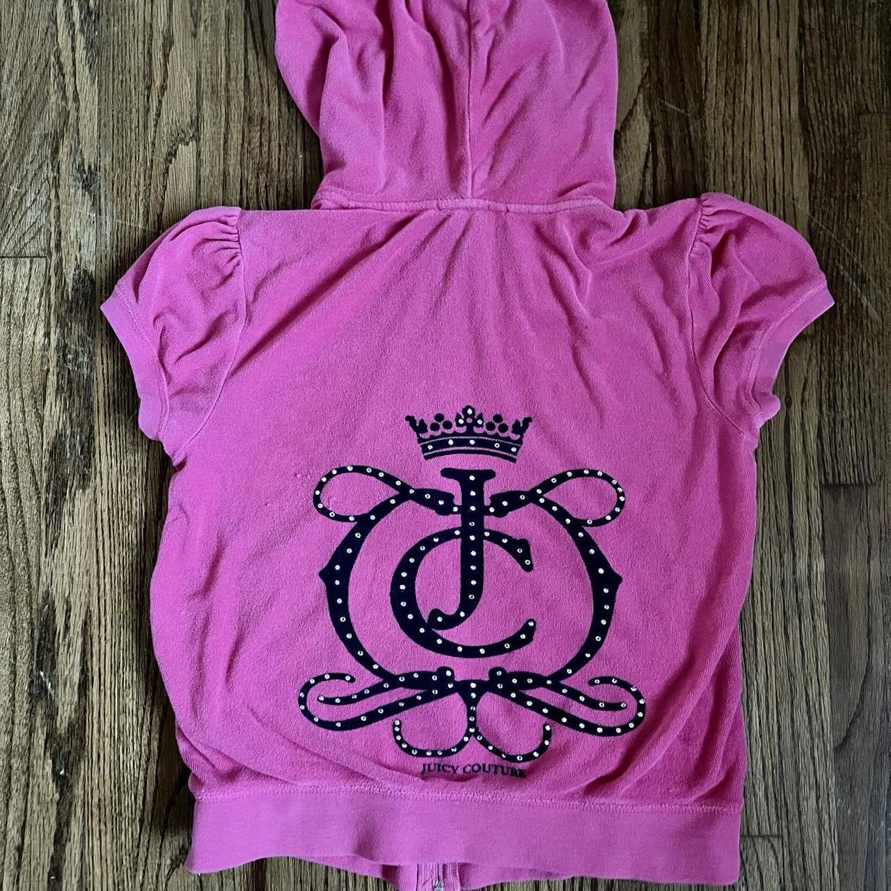 Juicy Couture Women's Pink Hoodie Depop