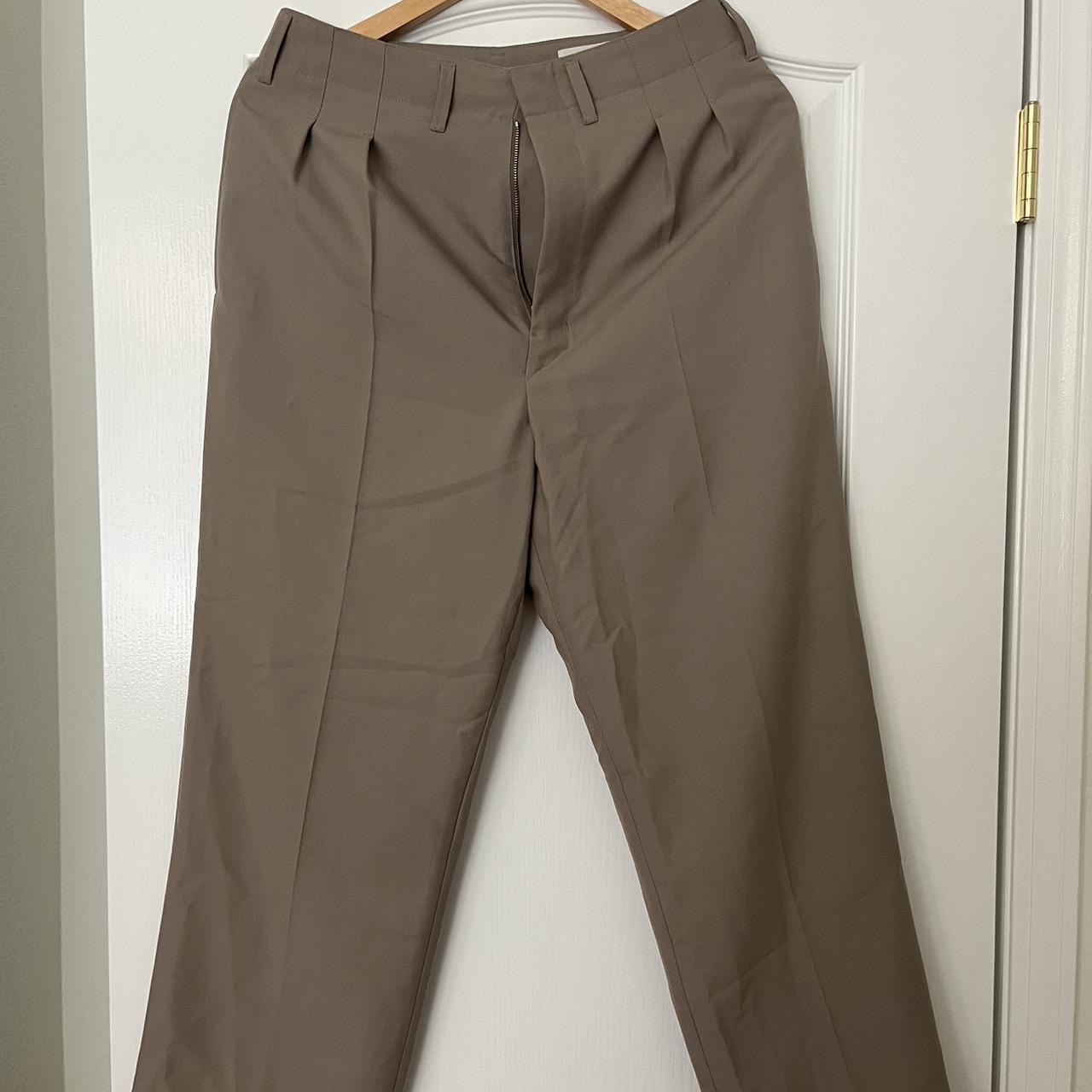 Lemaire pleated trousers color: brown/beige size: | Depop Lemaire pleated trousers color: brown/beige size: | Depop