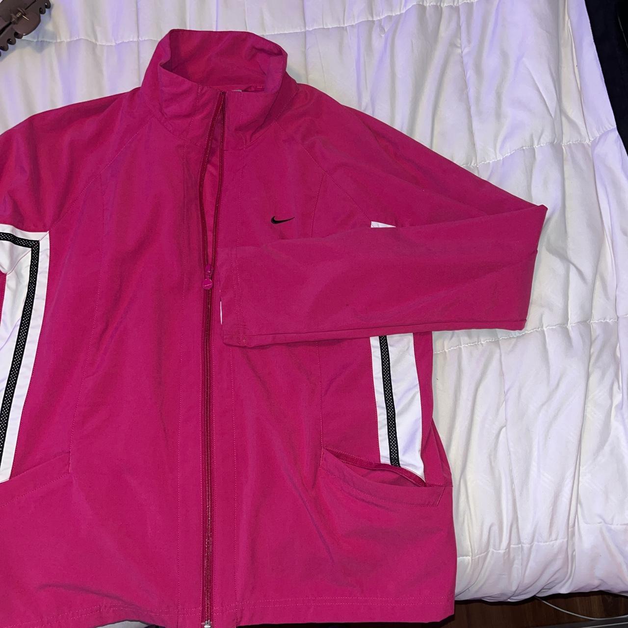 hot pink nike windbreaker