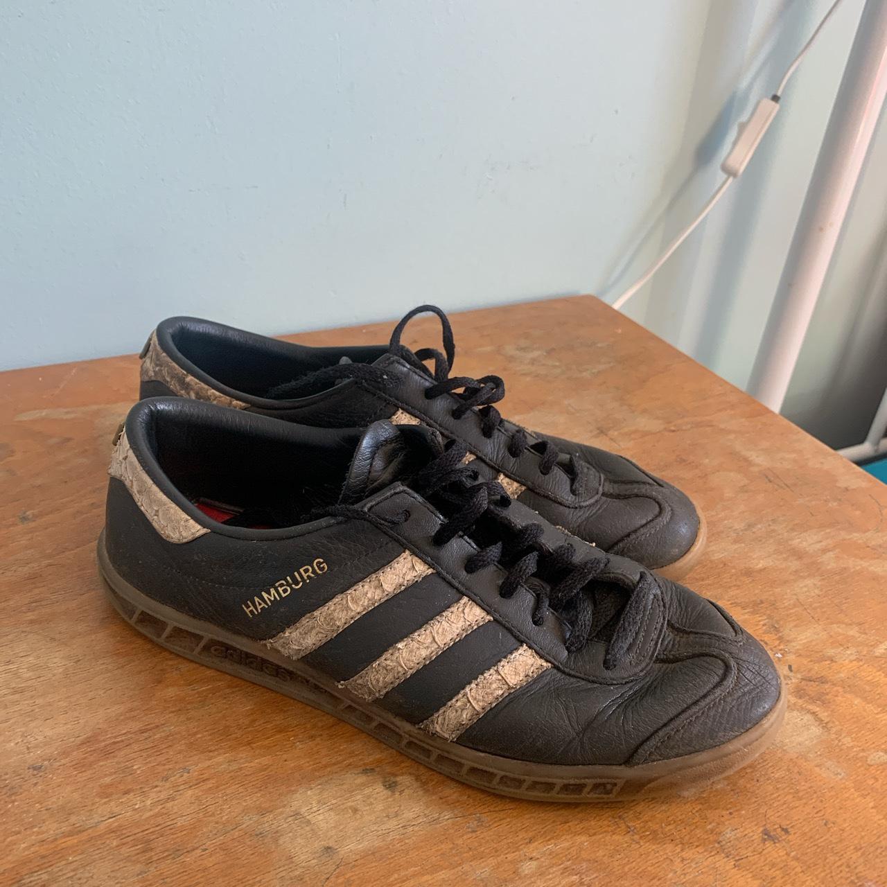 Adidas Hamburg Fish Market men’s trainer in black.... Depop