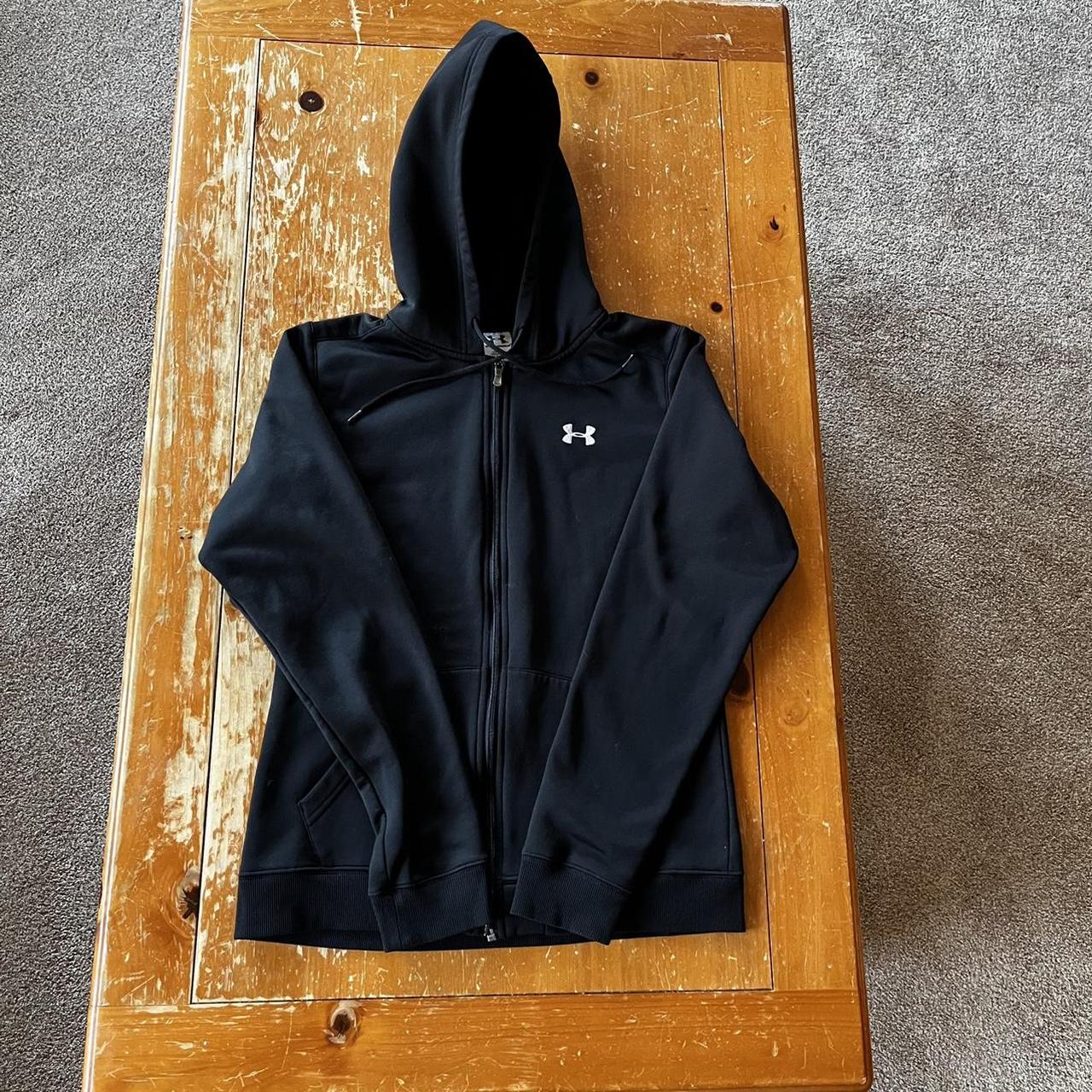 Black Under Armor Zipup ⚫️ Depop