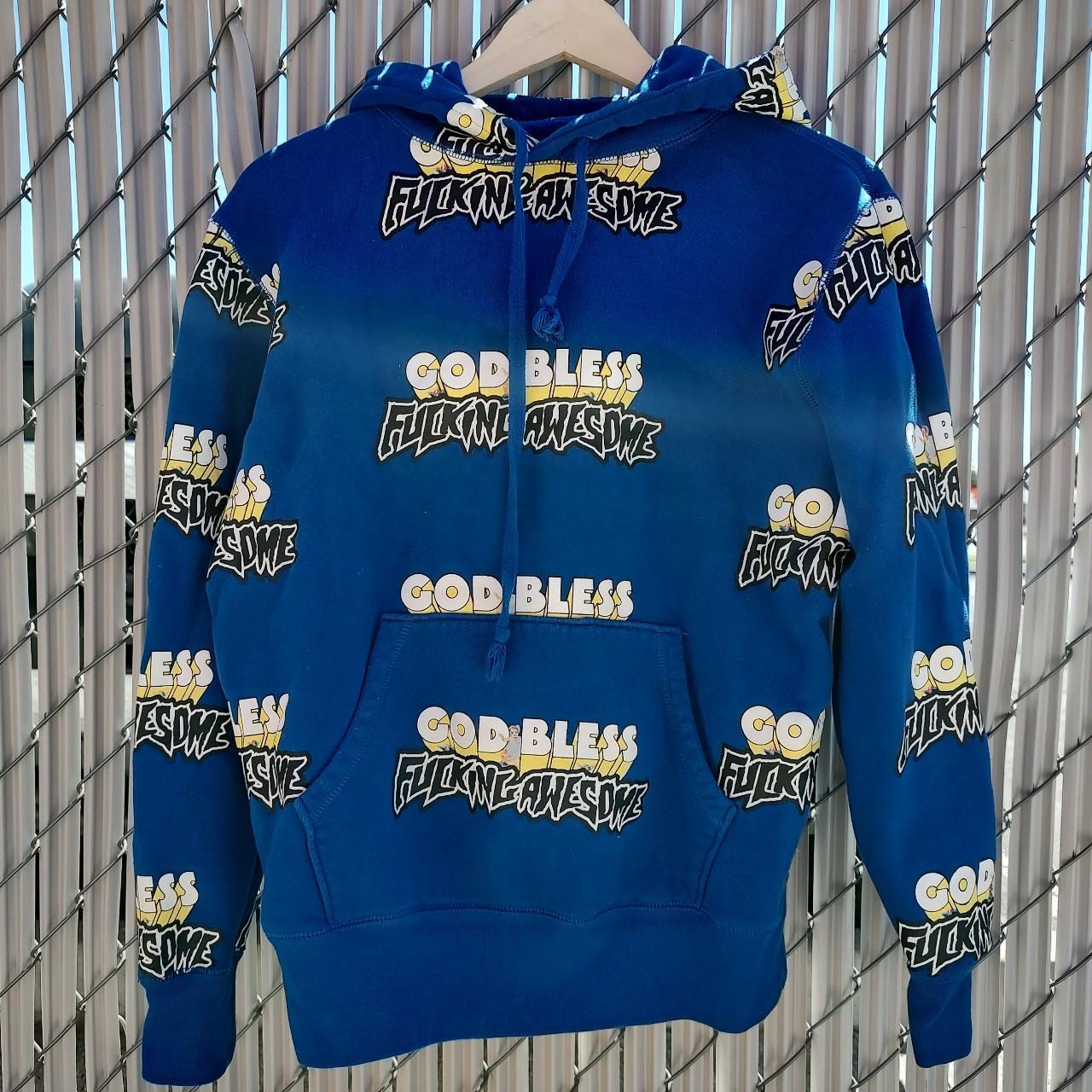 豪奢な Fucking Awesome God Bless Hoodie パーカー - sales-farm.de