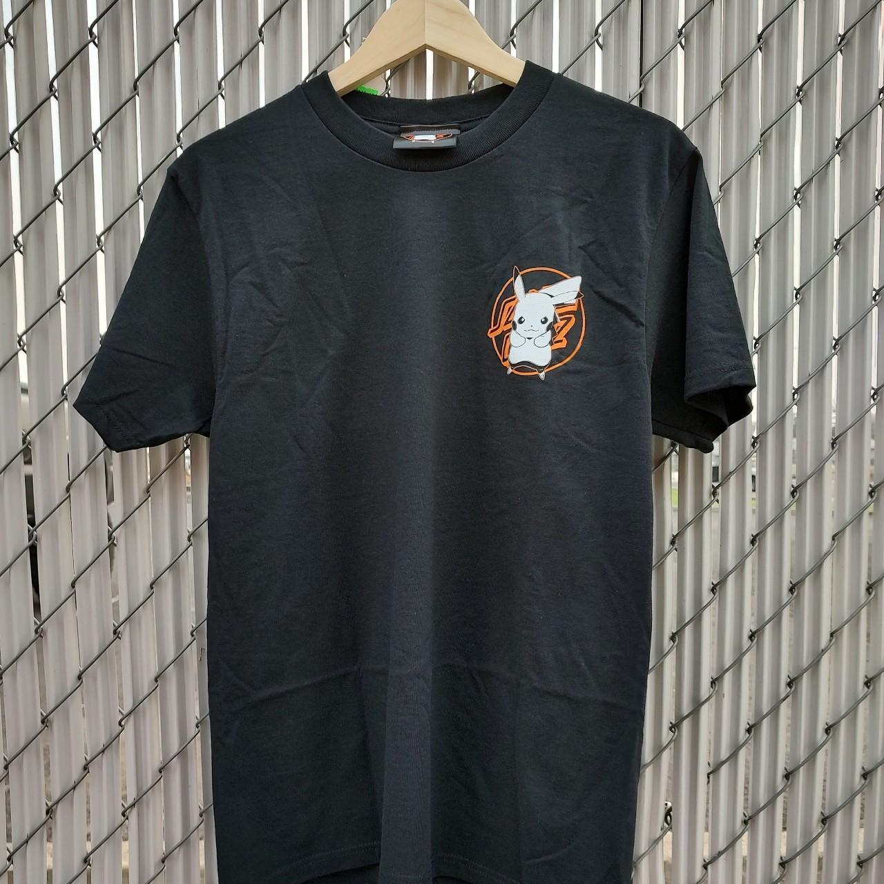 Santa Cruz x pokémon Pikachu T-shirt black - Depop