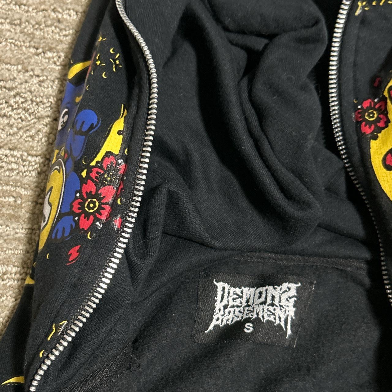 Demons basement full-zip up w/ cat ears (Fits... - Depop