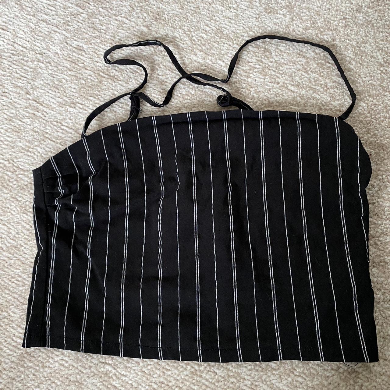 H&M strappy crop top (Size S) #h&m #croptop #top... - Depop