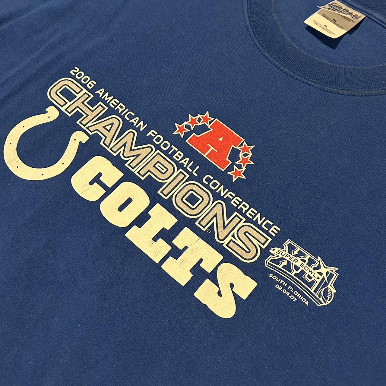 Vintage 07' Indianapolis Colts super bowl champions - Depop